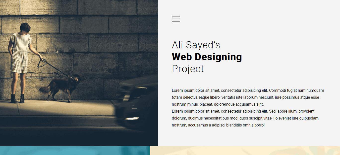 Alisayed Landing Page